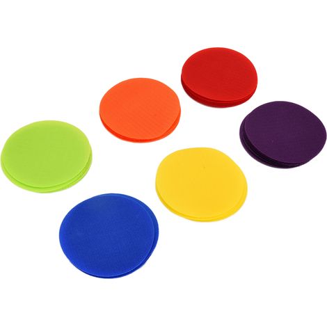 Marqueurs de tapis pour enfants, jeu d'intérieur, activité, marqueurs de tapis colorés pour la classe, maternelle, ronds (1/5)