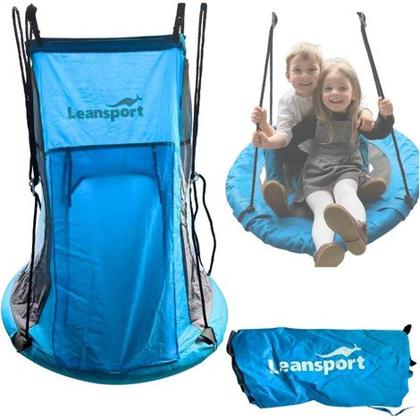 Tenda a dondolo a nido di cicogna, blu, 90-100 cm