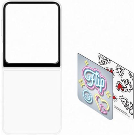 SAMSUNG CLEAR GADGET CASE TRANSPARENT / FUNDA SAMSUNG GALAXY Z FLIP6