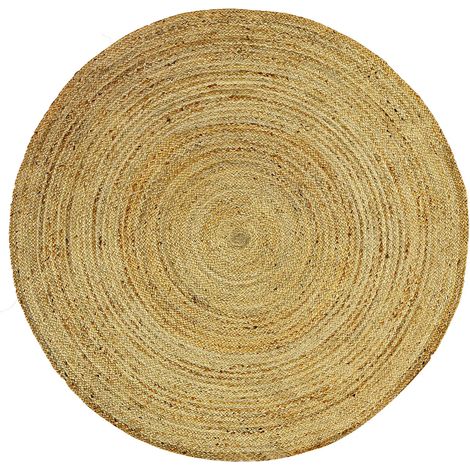 Tappeto rotondo JAIPUR - 100% Juta - D. 150 cm- Naturale (1/4)