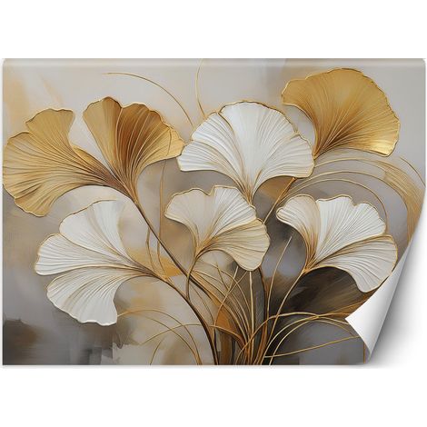 Fototapete Blattwerk Botanica Beige 250x175 cm (1/5)