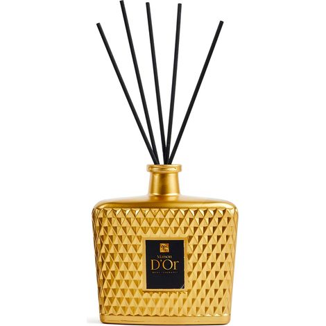 Diffusore di fragranza con bottiglia diamante profumazione per ambienti 700 ml -Pepe Nero & Oud (1/3)