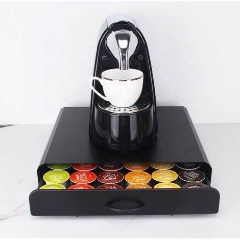 NetBoat Tiroir Capsule de Café - Rangement Support pour Dosette Machine à Café Nespresso - Distributeur Range-Dosette Capsules (1/4)