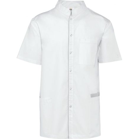 Cappotto da cucina in policotone con bottoni a pressione WK. Progettato per funzionare Bianco XXXL