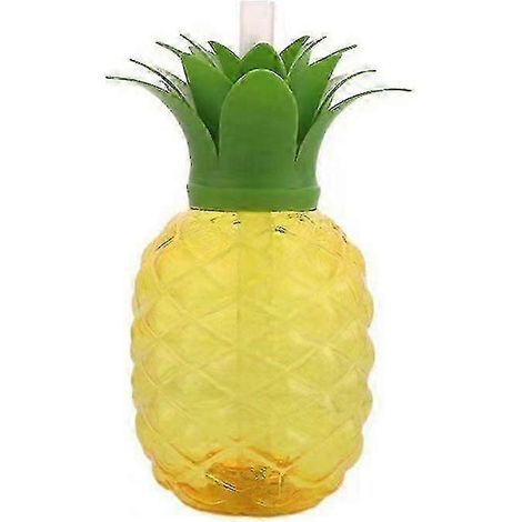 500 ml Ananasförmige Saftflasche (1 Stück) - Niedliches und einzigartiges Design, minimiert das Verschütten. (1/5)