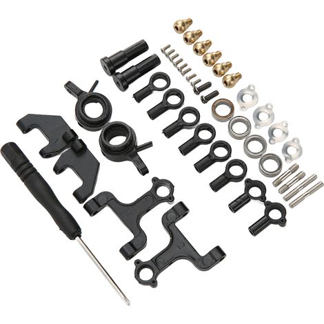 Bras de suspension supérieurs avant et arrière renforcés par des biellettes de direction pour voiture RC WPL D12 (1/5)