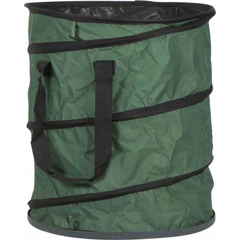 Pop-Up Gartensack 175L, Polyester 56x56x70 cm, Kunstoffboden (1/4)