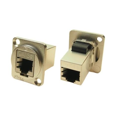 Connecteur Ethernet cat 5e RS PRO Femelle Montage panneau, ports ( Prix pour plateau de 25 )