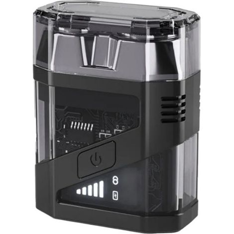 Rasoir Électrique - Double Tête Flottante - Lavable À L'Eau - Portable Pour Homme - Noir (1/5)