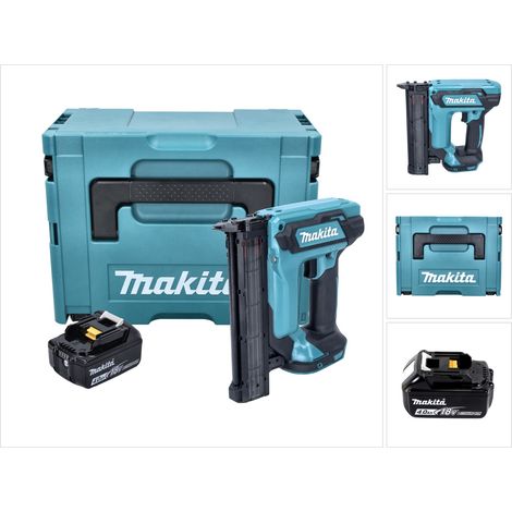 Makita DFN 350 M1J Chiodatrice verticale a batteria 18 V 15 - 35 mm + 1x batteria ricaricabile 4,0 Ah + Makpac - senza caricabatterie (1/5)