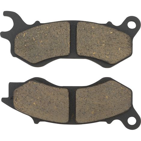 Disc brake pads, silver corner sizes 11041.78 and 111.644.58, motorcycle brake pad kit. (1/4)