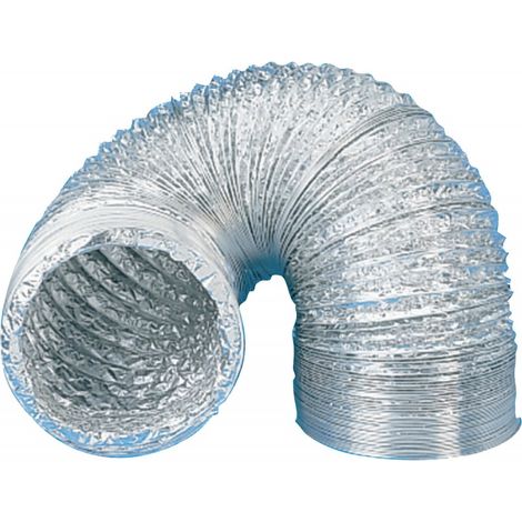 UNELVENT Conduit souple aluminium S&P, Diam. 125/125 mm, L. 3 m Csa125