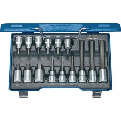 Jeu de douilles-embouts Gedore 6129360 15 pièces Propulseur: 1/2 (12.5 mm) 1 pc(s) (1/5)