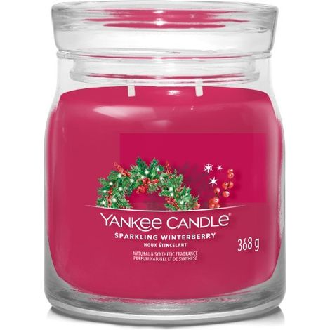 Candela profumata Yankee Candle sparkling winterberry 368 g 2 stoppini (1/3)