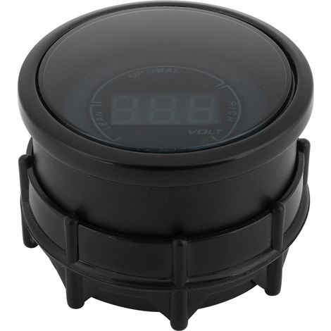 12-V-Luft/Kraftstoff-Verhältnisanzeige und 2-in-1-Voltmeter, hochpräzise digitale LED-Anzeige, universell für PKWs (1/5)