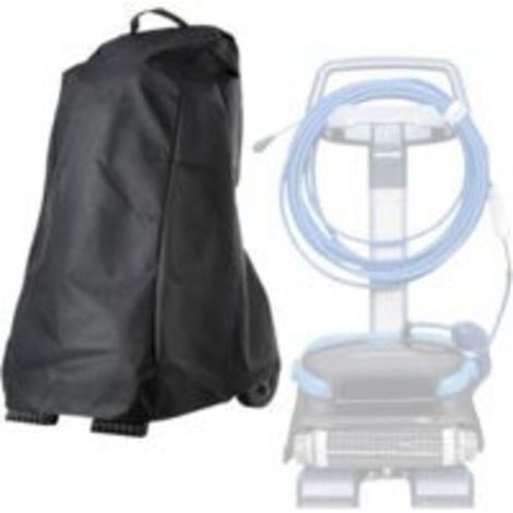 Housse pour Robot de Piscine - Couverture Protection Nettoyeur Chariot Anti-poussière Pare-Soleil Imperméable, Le Noir 222642inch