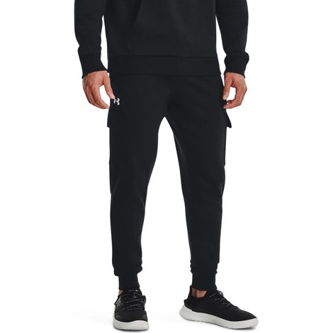 Pantalon de jogging cargo en polaire Under Armour Rival pour homme, taille L (1/5)