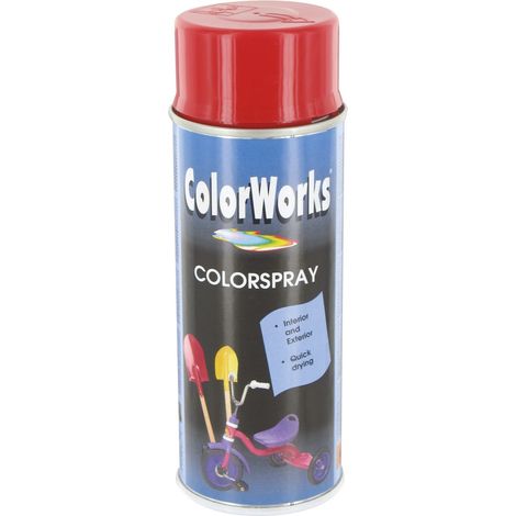 Glänzendes Aerosol-Farbspray 400ml Rot Klar