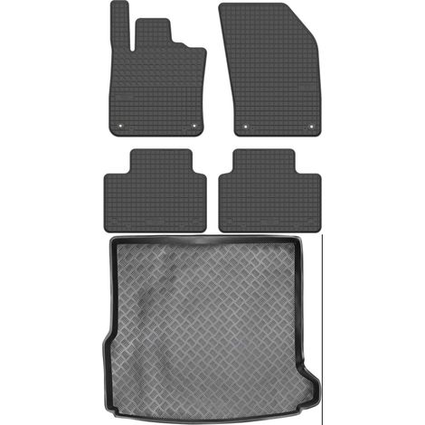 Set di tappetini in gomma per auto e tappetino per bagagliaio per Volvo V60 II Kombi dal 2018