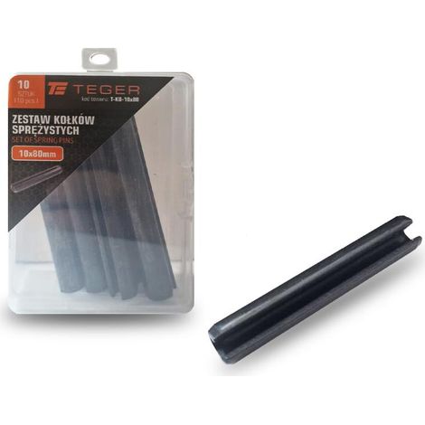 Perno elastico Teger 10x80, 10 pezzi (1/3)