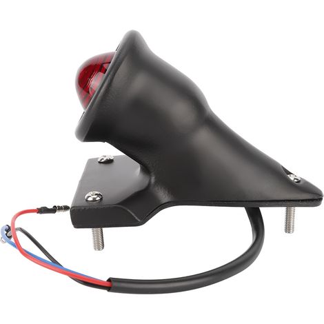 Universelle Retro-Motorrad-Rückleuchten, Brems- und Fahrleuchten, schwarz SLJ-W042B, LED-Lampe für Custom-Café-Racer (1/5)