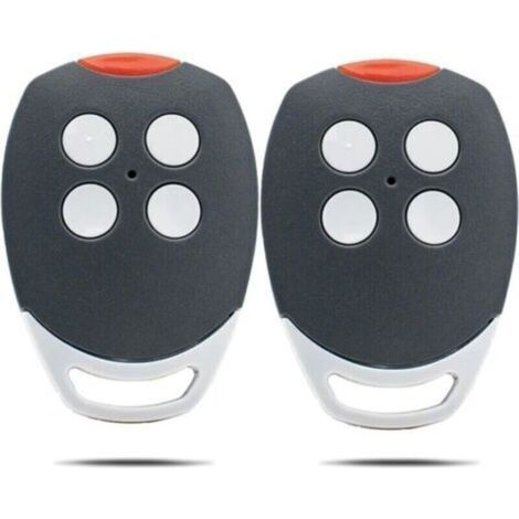 Lot de 2 télécommandes pour porte de garage Ditec GOL4C, ZEN2C, ZEN4C, pour porte de garage