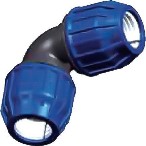 Raccordo curvo doppio in polipropilene  Diametro: 32x32 mm (1/3)