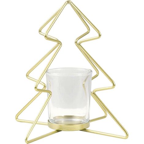 3er-Set Weihnachtsbaum-Kerzenhalter aus Schmiedeeisen, Teelichtständer, Kerzenlicht-Dinnerparty-Heimdekoration
