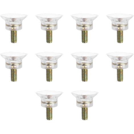 Lot de 10 patins antidérapants pour meubles, sans perçage, en (1/5)