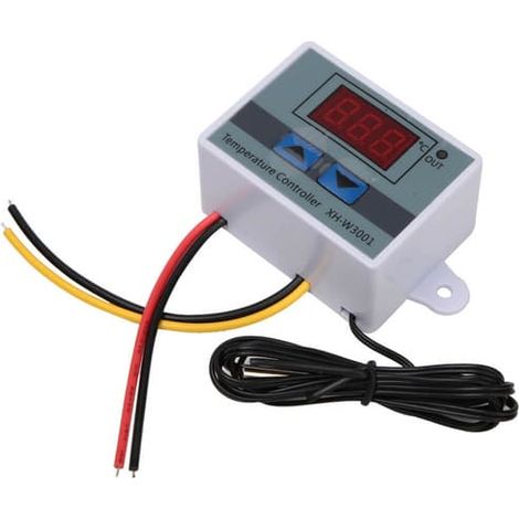 Thermostat numérique XH-W3001 24 V 240 W avec sonde NTC étanche (1/5)