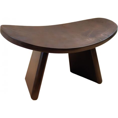 Banc de méditation ergonomique en bois d'Hévéa – Inclinaison pour posture idéale – Compact et démontable – 41 cm de long, 20 cm de large – Vivezen (1/4)