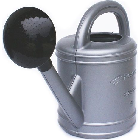 Annaffiatoio in plastica 5L classico - argento - KON 5L quadrato (1/3)