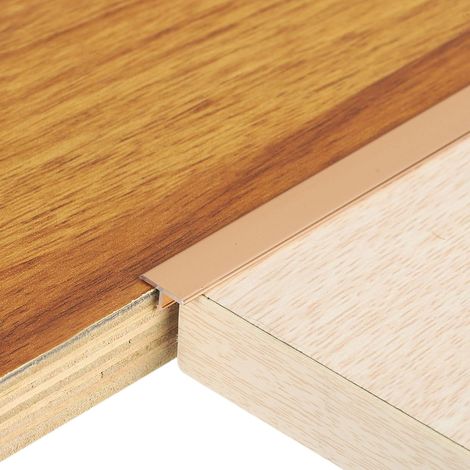 2.9ft x 0.39" Moulure De Transition Pour Sol, Profilé En Alliage D'Aluminium Pour Combler Les Interstices Des Lames De Parquet, Carrelage Et Sols Vinyle, Doré (1/5)