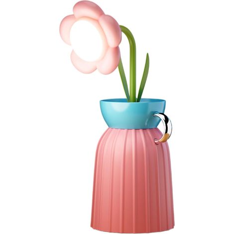 Veilleuse tactile en forme de fleur – Lampe LED ABS, décoration de table florale (1/5)