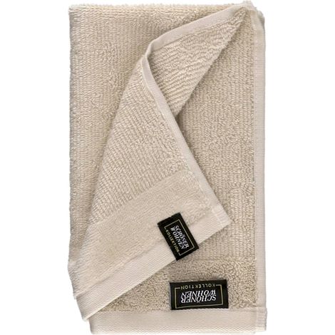SCHÖNER WOHNEN Gästehandtuch SENSE-6 - 6er Set 30x50 cm, Beige