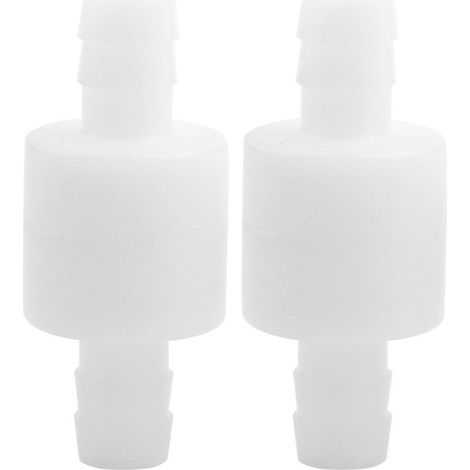 Clapet anti-retour en plastique 10mm - 2 pièces, valve unidirectionnelle pour gaz et liquide (1/5)