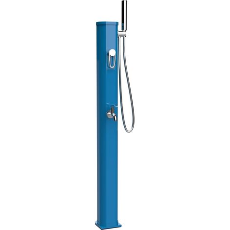 Jolly Go Formidra 20L 24x26x120cm Aluminium Solar Outdoor Dusche - Herausnehmbare Handbrause, Mischbatterie und Fußspülung 24x26x120cm (1/5)