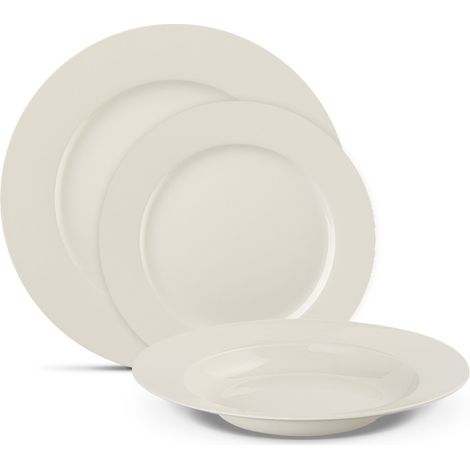 Vajilla GERLACH MODERN IVORY para 6 personas, 18 piezas, porcelana, 1 pieza. (1/5)