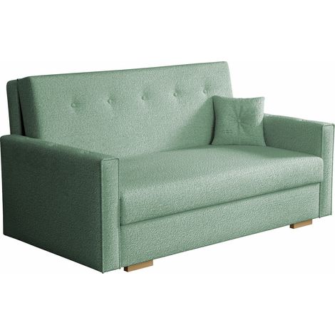 Sofá cama Caelrin III, Coral 55, Almacenaje, 0, 85x153x100cm, Muebles ya montados