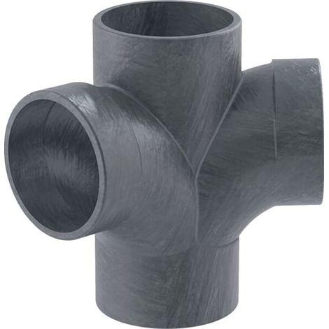 Geberit 310105141 Silent-db20 Coude en T d'évacuation (1/4)