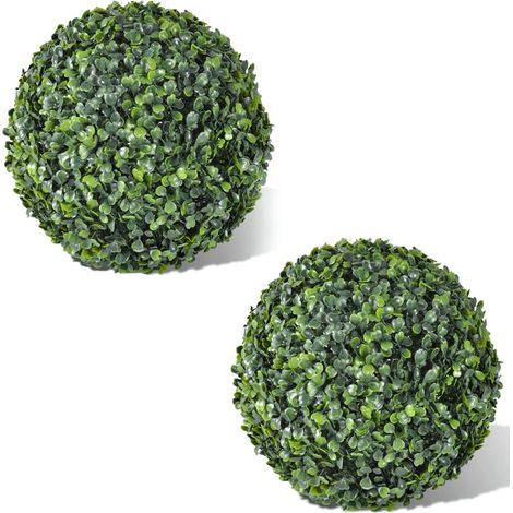 vidaXL Artificial Boxwood Balls 2 pcs 35 cm (40872) (1/3)