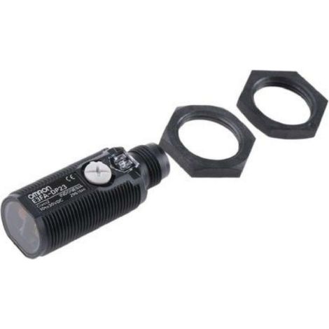 Omron sensore fotoelettrico a tasteggio energetico m18 plas. reflex 1m pnpcon