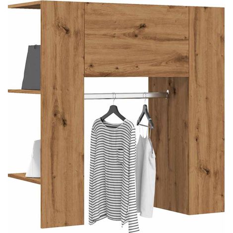 Mueble recibidor madera ingeniería roble artesanal 97,5x37x99cm vidaXL (1/5)