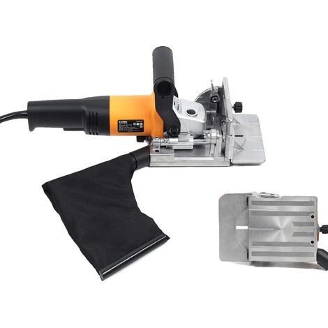 Machine de stratification du bois, 760 W, 11600 RPM, angle d'inclinaison réglable de 0 à 90°, réglage de la profondeur de 0 à 18 mm, réglage de la hauteur de 0 à 22 mm (1/5)