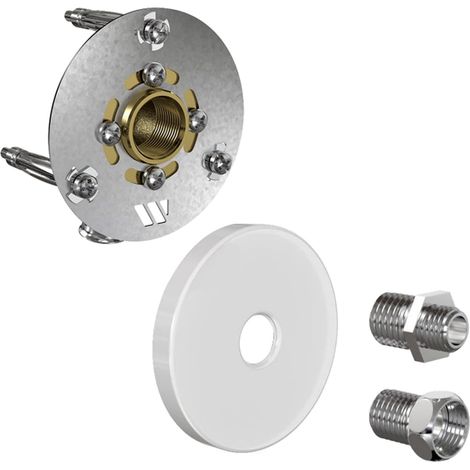 Robifix (Machine à laver) MONO PER Ø12 - Femelle 1/2" (15/21) à Glissement + Cache blanc - Watts (1/5)