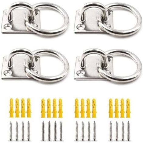 Set mit 4 Deckenhaken, geeignet für Wandhaken, Hängesessel, Markisen und nautische Accessoires. (1/5)