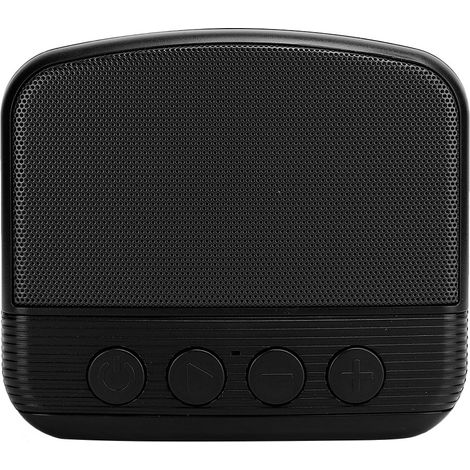 Enceinte Bluetooth sans fil légère et compacte avec son clair et net, mini caisson de basses portable pour téléphone portable et extérieur, noire (1/5)