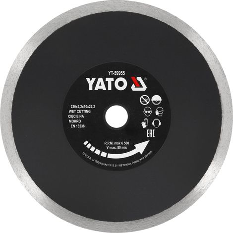 Disque de coupe diamanté 230 x 22,2 mm