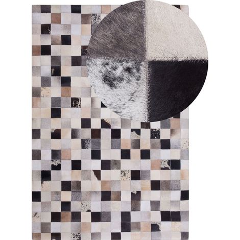 Teppich RIZE Bunt 160 x 230 cm Echtleder