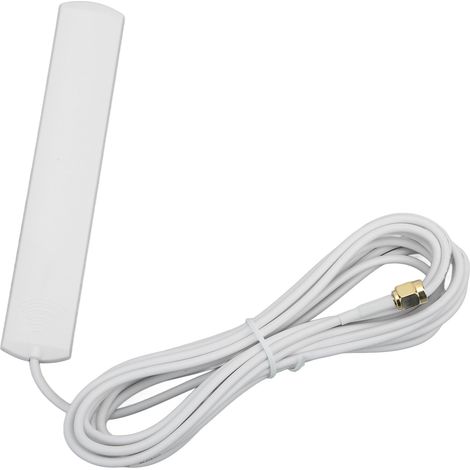 Antenne TP-002 2G/3G/4G/5G à bande complète, gain élevé 8 dBi, antenne WiFi sans fil pour la maison, blanche (1/5)